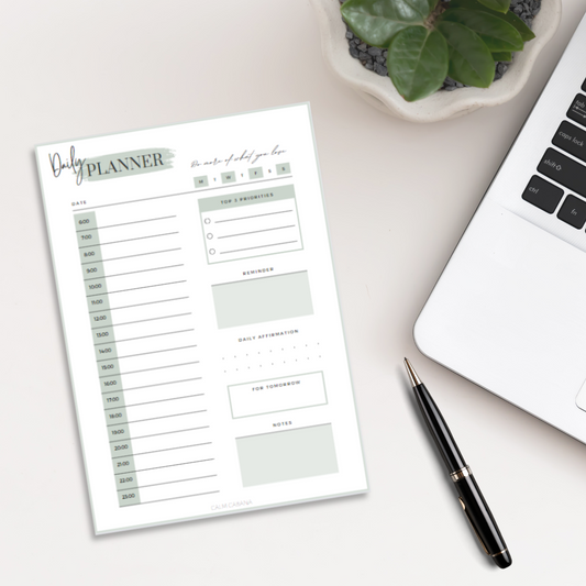 Daily Planner - PDF Digital Download