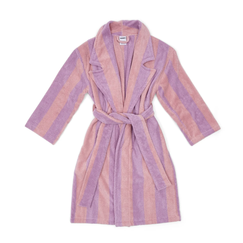 Striped Adult Robe - Bloom