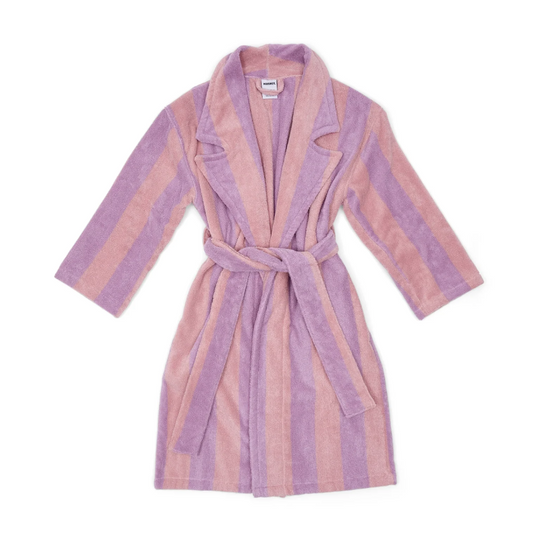 Striped Adult Robe - Bloom