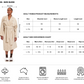 Striped Adult Robe - Matcha