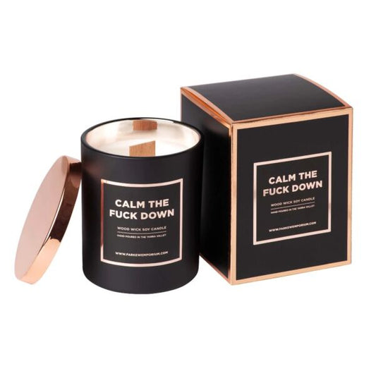 Calm The Fuck Down Candle - Tropical Coconut